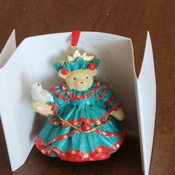 Vintage @1992 Muffy Vanderbear Collection Muffy Little Fir Tree Ornament New - Picture 4 of 12